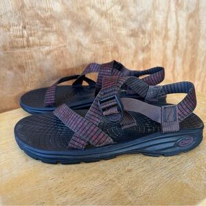 Chaco Z/1 Adjustable Strap Sport Hiking Water Sandal Red Gray